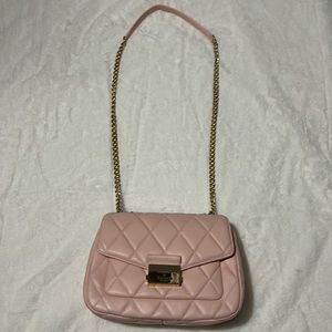 Kate Spade Pink Quilted Leather Purse